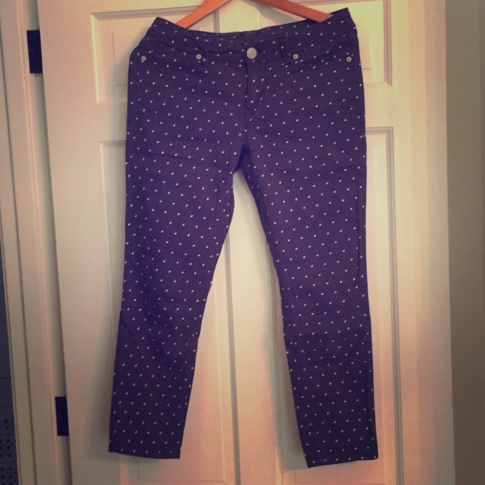 Stretchy polo capris